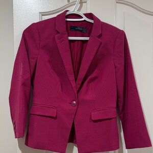 The Limited Magenta Blazer